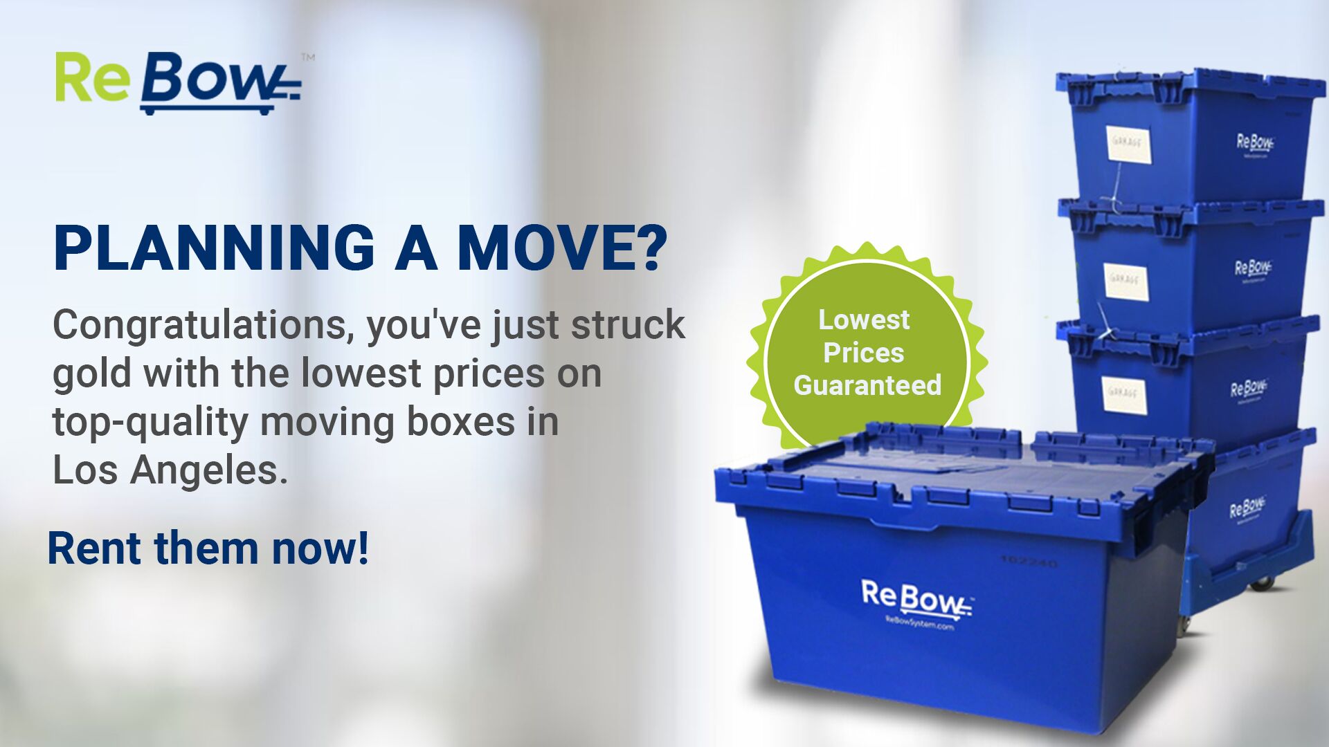 Rent Moving Boxes in Chicago  BluBox-it: Reusable Bin Company